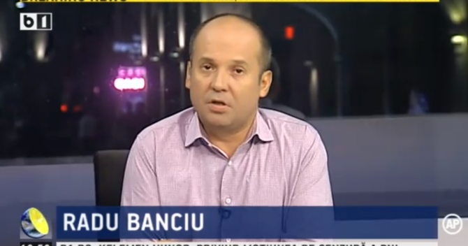 Radu Banciu a muscat-o cu plută cu tot. Gafa imensă, s-a făcut de râs în direct