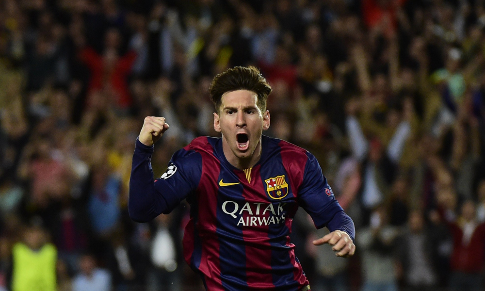 Reacția lui Messi, după ce a câștigat Balonul de Aur 2015: