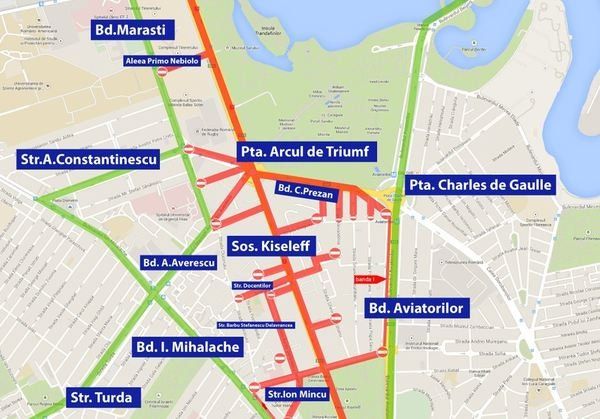 Restricţii de trafic în Capitală pentru repetiţia paradei militare de 1 Decembrie. Care sunt rutele ocolitoare