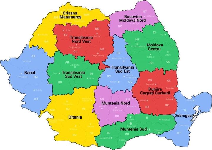 România va avea doar 12 județe! Ce zone dispar complet de pe harta