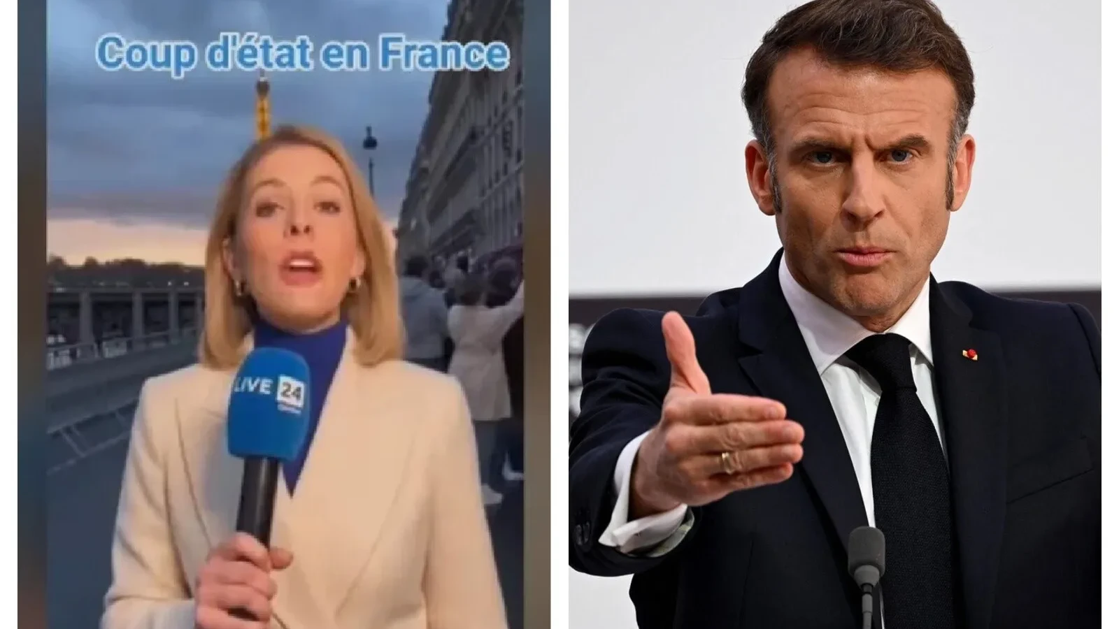 S-a aflat cine a făcut clipul fals devenit viral cu lovitura de stat din Franța. Sumă incredibilă primită de realizator
