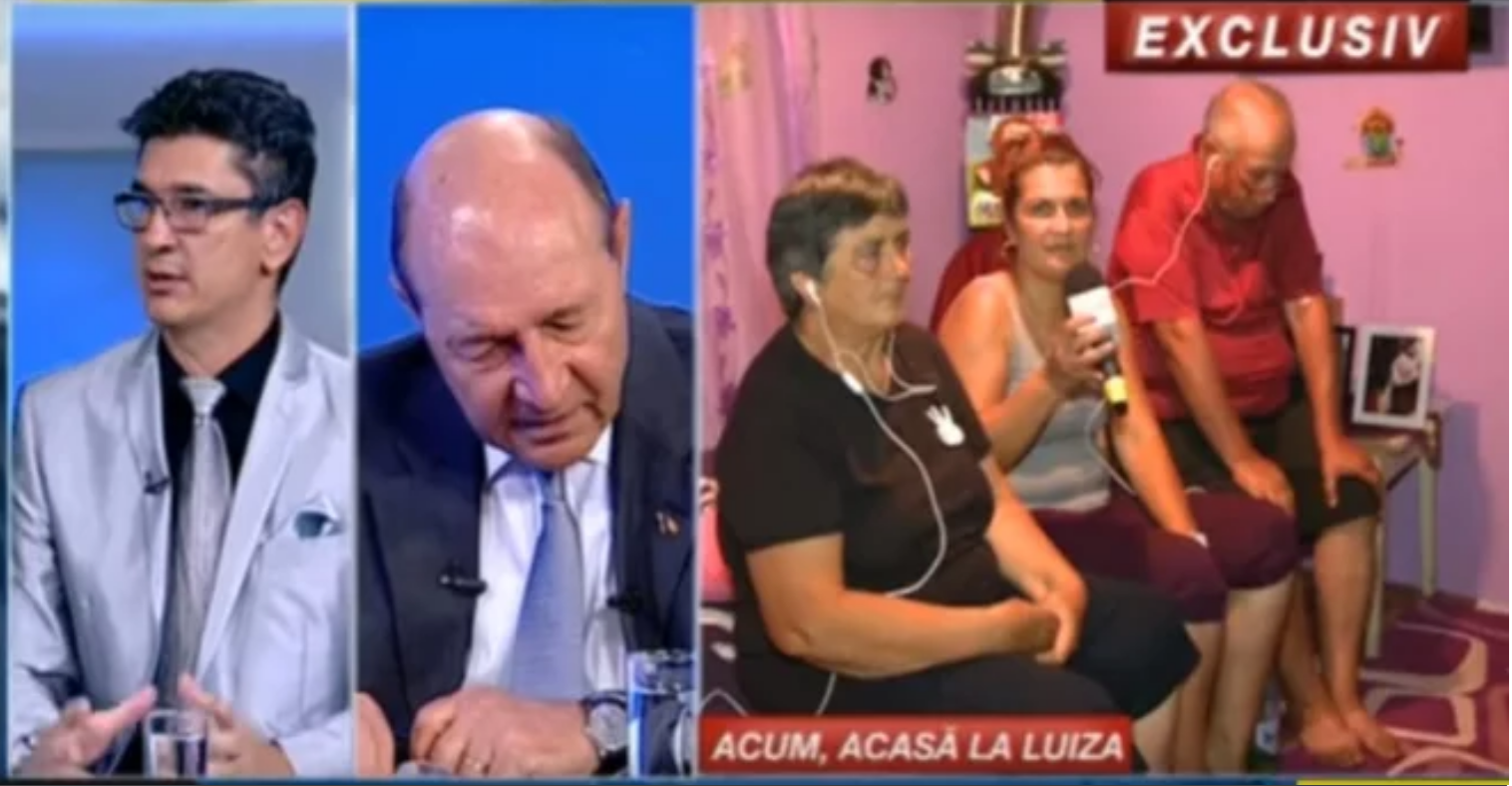 SCANDAL între Băsescu şi Lazarus, în DIRECT. Băsescu a părăsit STUDIOUL: