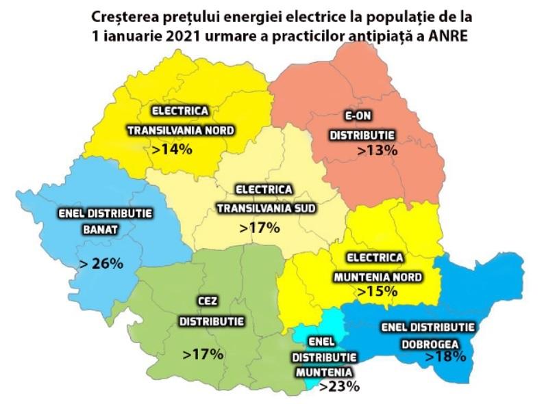 Scandalul facturilor la energie electrica: ANRE creează avantaje anticoncurențiale marilor furnizori