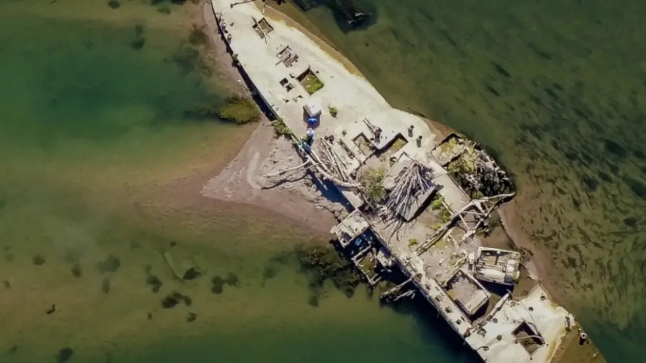 Seceta istorică din Serbia scoate la lumină „Titanicul de pe Sava": Epava din 1913 a reapărut la suprafață. Nava funcționa ca spital plutitor în Al Doilea Război Mondial