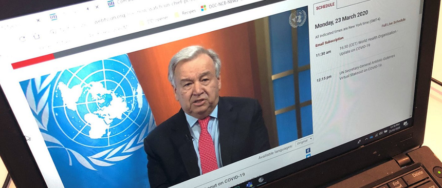 Secretarul general al ONU Antonio Guterres cere un 