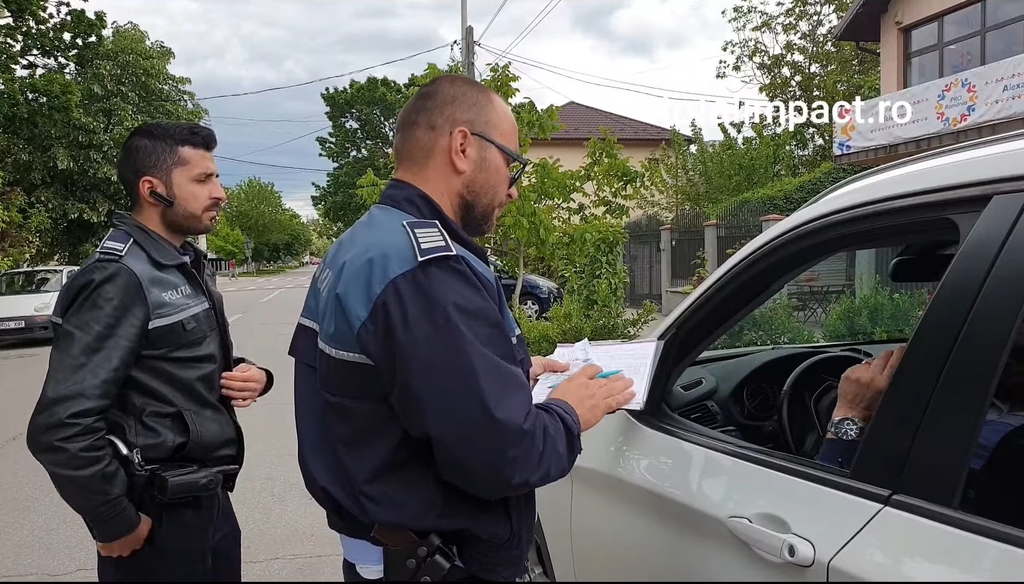 Seful de la Inmatriculari din Teleorman a fost amendat de Politie si lasat fara placute la BMW