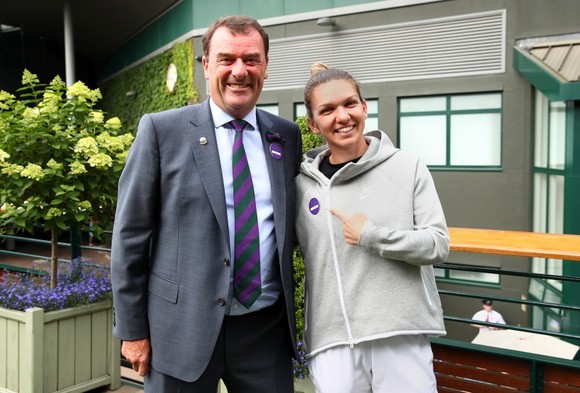 Simona Halep a primit insigna de membru All England Club