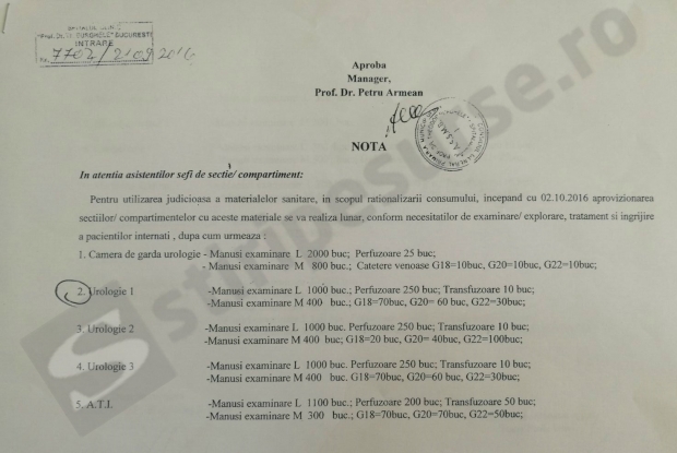 Sistemul medical in colaps. S-a trecut la rationalizarea materialelor medicale în spitale, ca in comunism