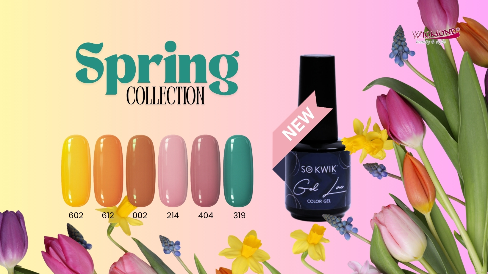 Sokwik Spring Collection - nuante de gel-lac care imbraca primavara in eleganta, prospetime si feminitate
