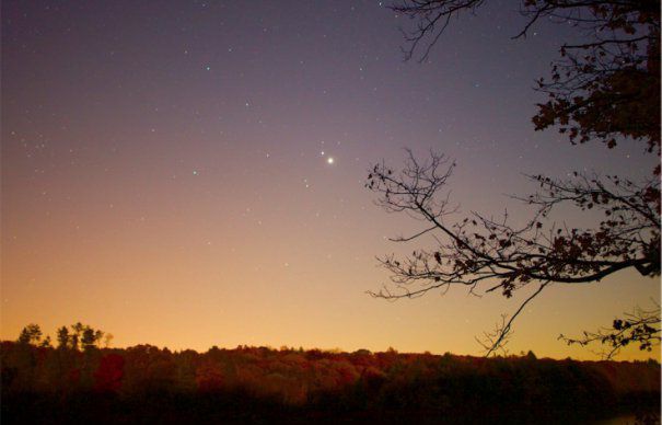 Spectacol astronomic de exceptie. Jupiter, Marte şi Venus vor forma un triunghi