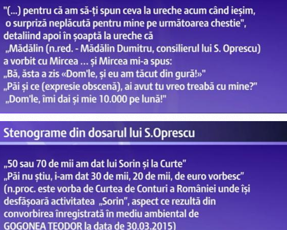STENOGRAME. Sorin Oprescu a plătit taxe de protecţie la Curtea de Conturi