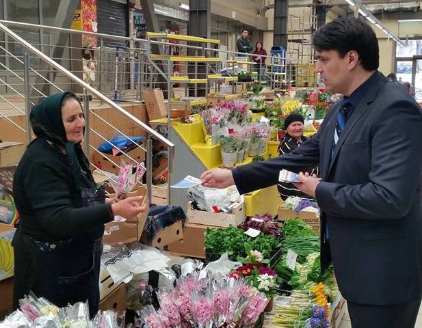 Stochiţă: Modernizez Piaţa de flori