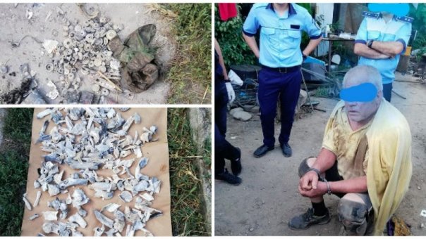 Sute de oameni se revolta in fata portii CRIMINALULUI din Caracal. Gheorghe Dinca scos cu duba din curte