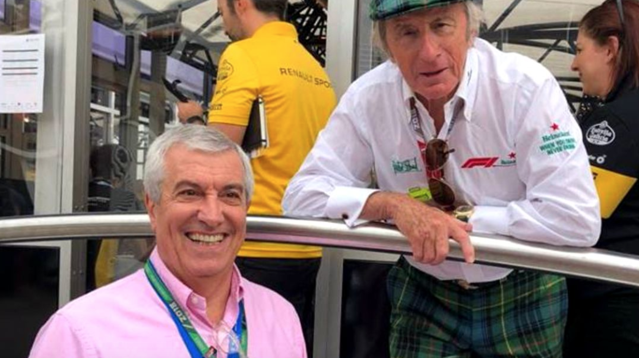 Tăriceanu, alături de Jackie Stewart, la Marele Premiu de Formula 1 de la Monza
