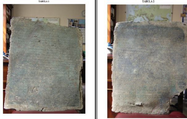Tabulele Municipiului Troemis emise de Marcus Aurelius au fost repatriate de la Londra