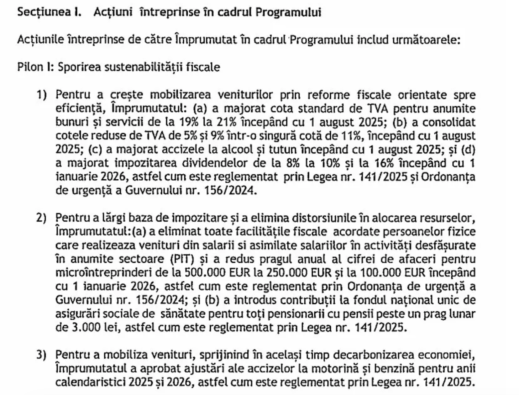 Taxele pe pensii și salarii și cota TVA, obligații convenite la Washington printr-un Acord semnat pe 16 aprilie