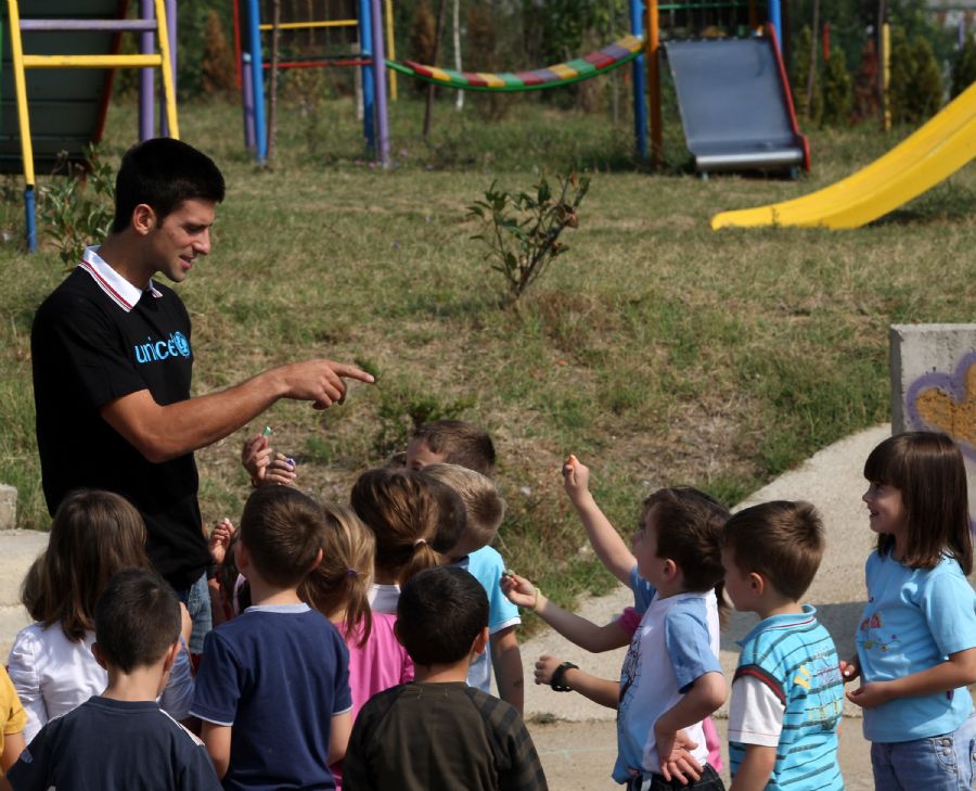 Tenismanul Novak Djokovic a devenit ambasador UNICEF