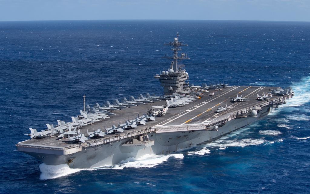 Tensiuni intre Washington si Beijing. Portavionul american USS Theodore Roosevelt a intrat in Marea Chinei de Sud