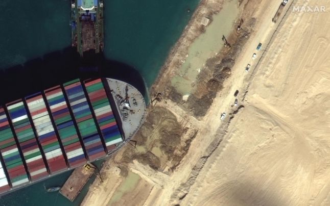 Teoria Conspiratiei: De ce a eşuat nava în Canalul Suez? Autorităţile egiptene evocă o nouă posibilă cauză a Incidentului Ever Given
