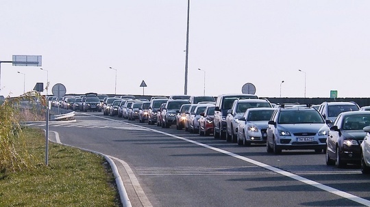 Traficul rutier spre litoral este foarte intens