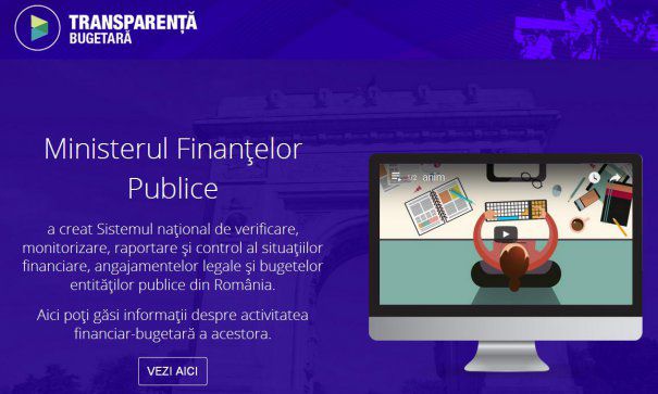 Transparenta bugetara maxima. Datele a peste 13.700 de entitati financiare au devenit publice