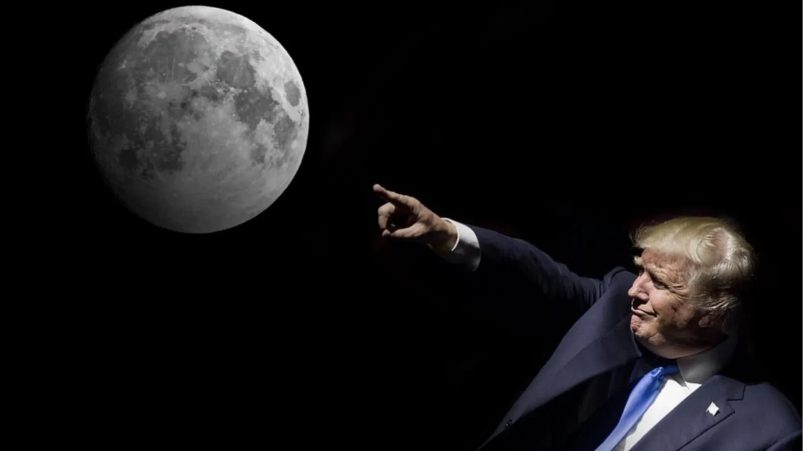 Trump, o nouă declarație care a scandalizat lumea: cui îi spune că îi aparține Luna, satelitul natural al Pământului
