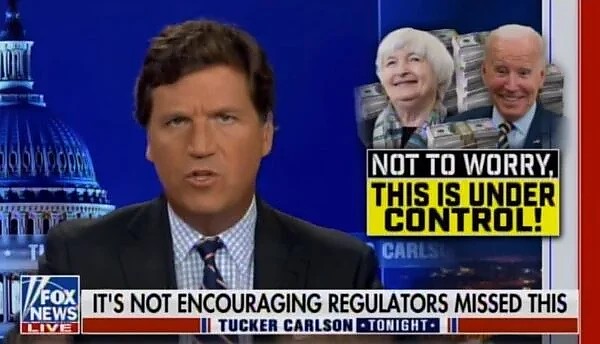 Tucker Carlson: Criza bancară are un singur scop - introducerea monedei digitale naționale VIDEO
