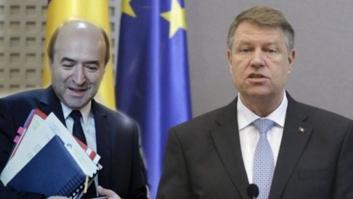 Tudorel Toader și Klaus Iohannis, prima întâlnire după scandalul din Justiție