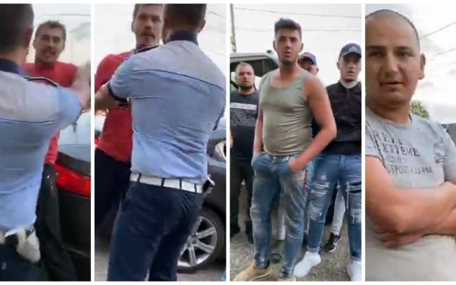 Un activist de mediu care a sunat la 112 pentru a sesiza un transport suspect de buşteni a fost atacat sub ochii poliţiştilor. 