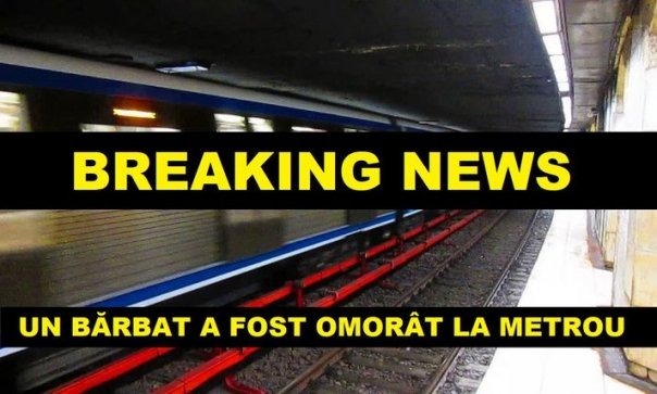 Un alt roman a fost omorat intr-o statie de metrou