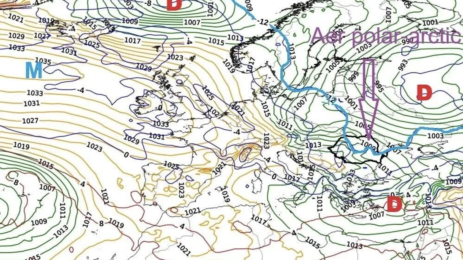 Un anticiclon lovește puternic România: De Revelion vom avea un ger năprasnic și ninsori abundente
