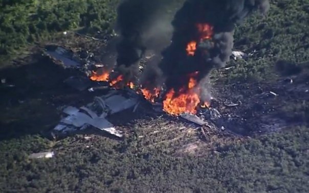 Un avion s-a prabusit in Mississippi. Toti cei 16 oameni de la bord au murit