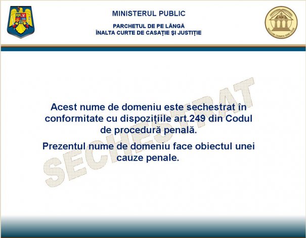 Un cunoscut site de filme din România a fost confiscat de Parchet