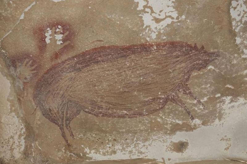 Un porc desenat acum 45.000 de ani în Indonezia ar putea fi cel mai vechi exemplu de artă rupestră