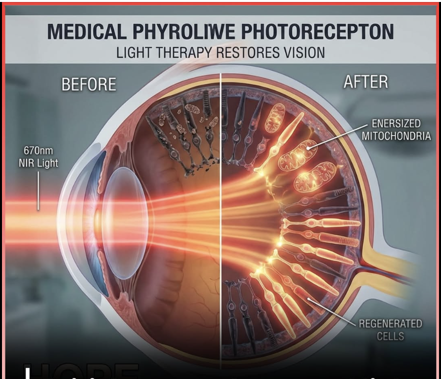 Un tratament revoluționar pentru redarea vederii prin utilizarea razelor infraroșii a fost pus în practică în Marea Britanie