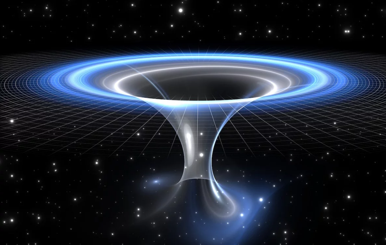 Un wormhole in centrul galaxiei noastre: catre o alta galxie sau un alt Univers?