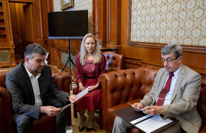 Valeri Kuzmin, întâlnire cu Marcel Ciolacu: Schimb de opinii privind perspectivele reluării dialogului interparlamentar ruso-român