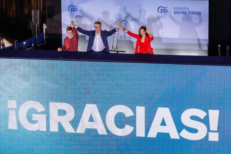 Victorie categorică a dreptei spaniole impotriva neo-marxistilor la alegerile locale și regionale