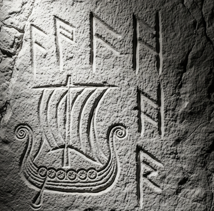 Vikingii în România: Peretele de cretă de la Basarabi-Murfatlar ascunde o dovadă că neînfricații nordici au călcat pe pământ românesc în drumul lor spre gloria Bizanțului